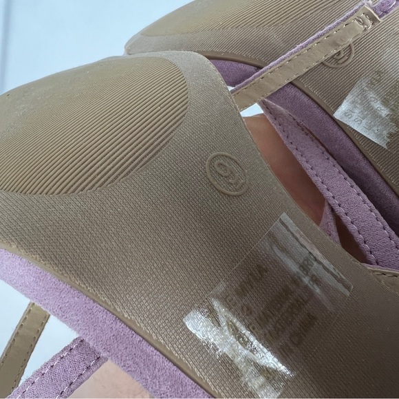 Lulu's lavender Lace-Up Block Heels - Picture 10 of 13